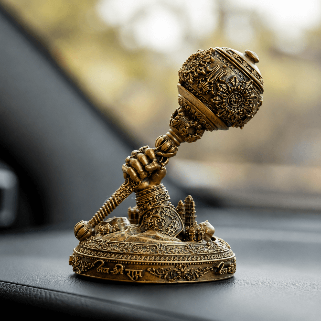 Lord Hanuman Gada – Car Dashboard