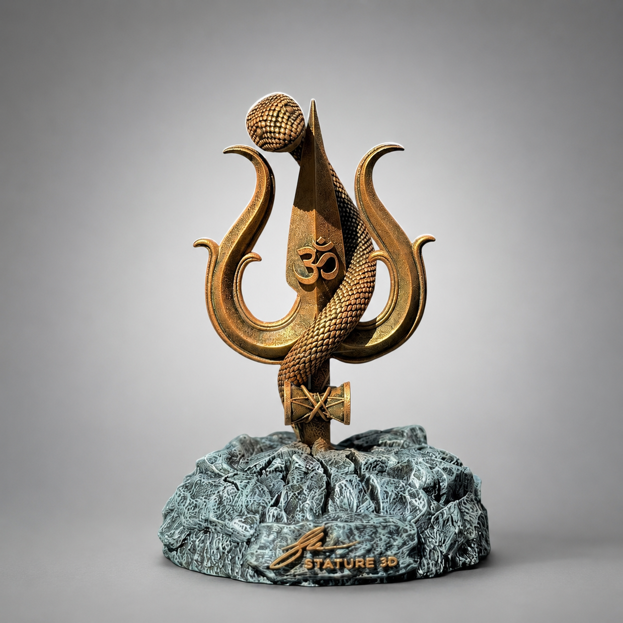 Shiv Trishul With Damru