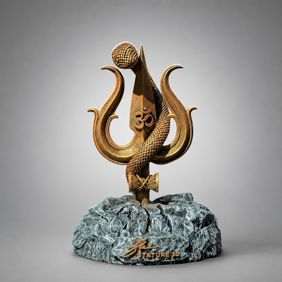 Shiv Trishul With Damru