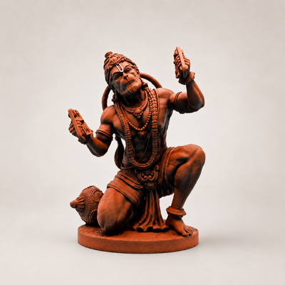 Ram Rasik Hanuman Ji – Divine Devotion Sculpture