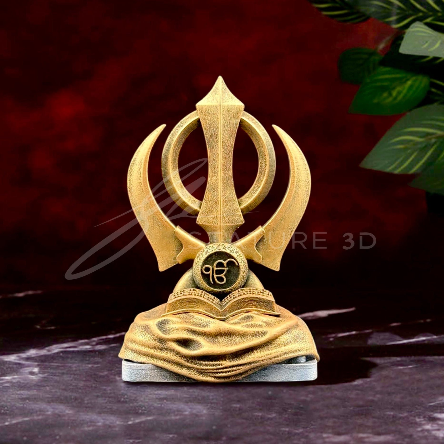 Khanda Sahib for Car Dashboard
