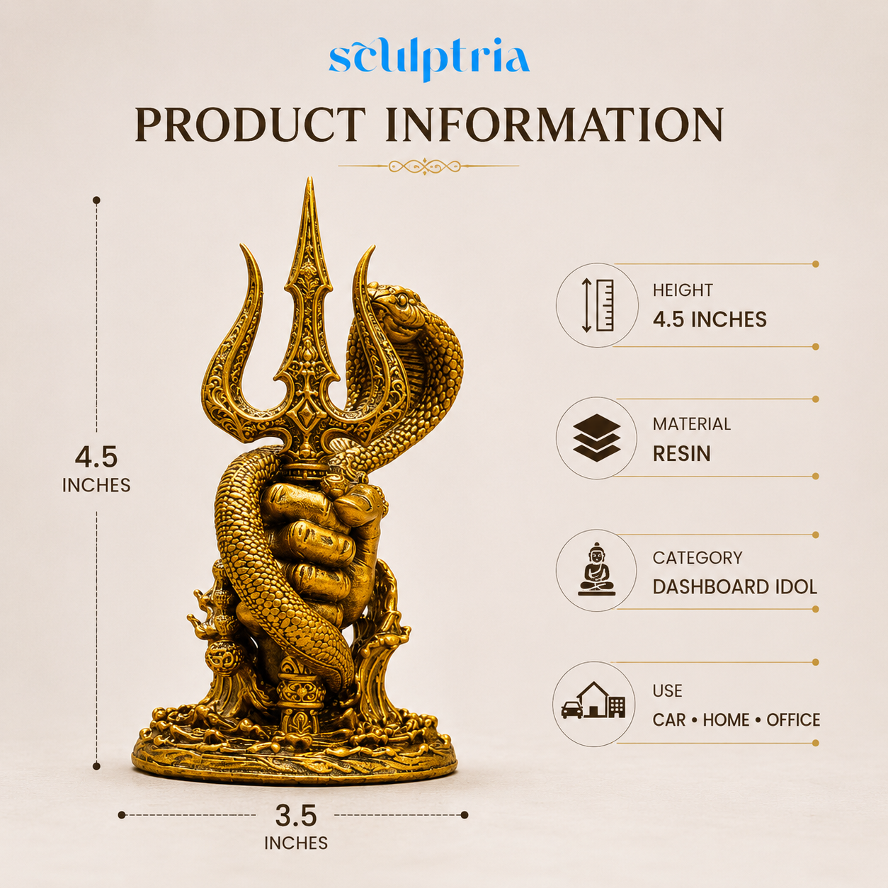 Nagadhari Mahadev Trishul