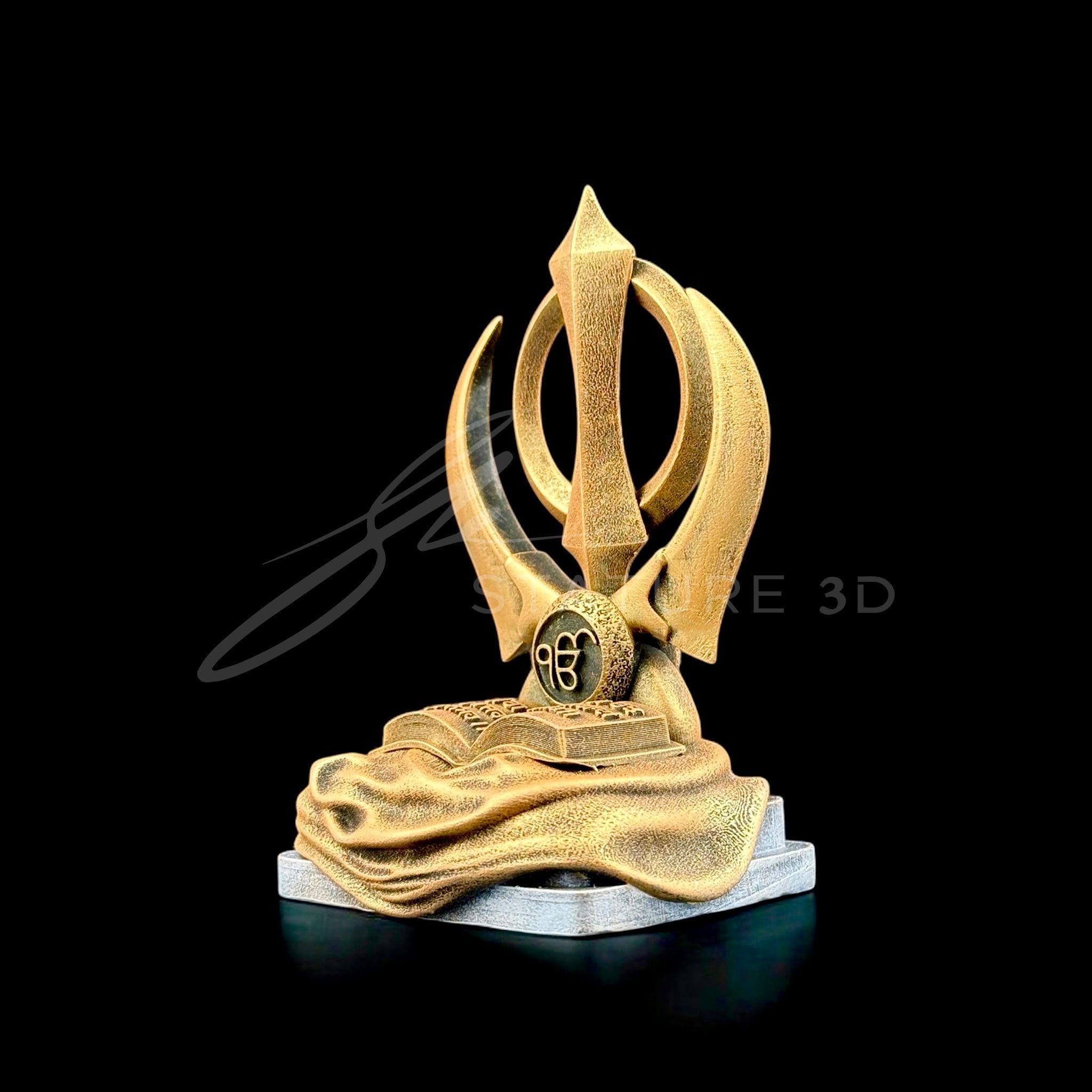 Khanda Sahib for Car Dashboard