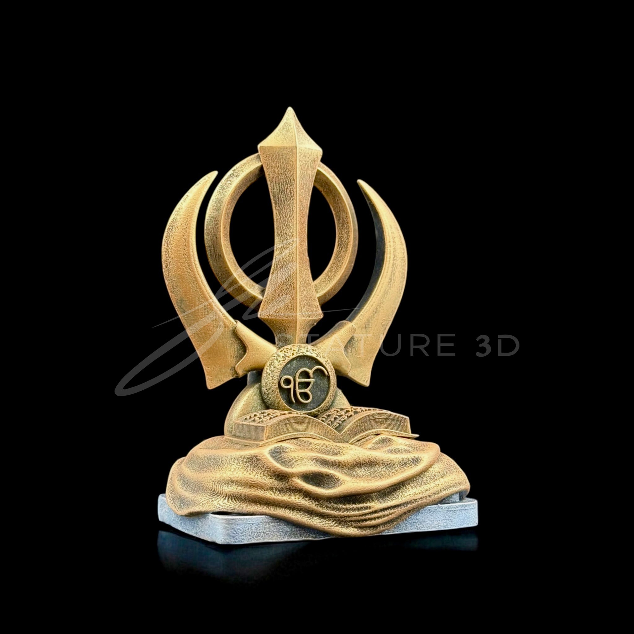 Khanda Sahib for Car Dashboard