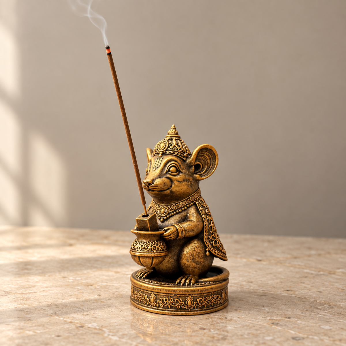 Mushak Raj Incense Stick Holder — image 1 of 4