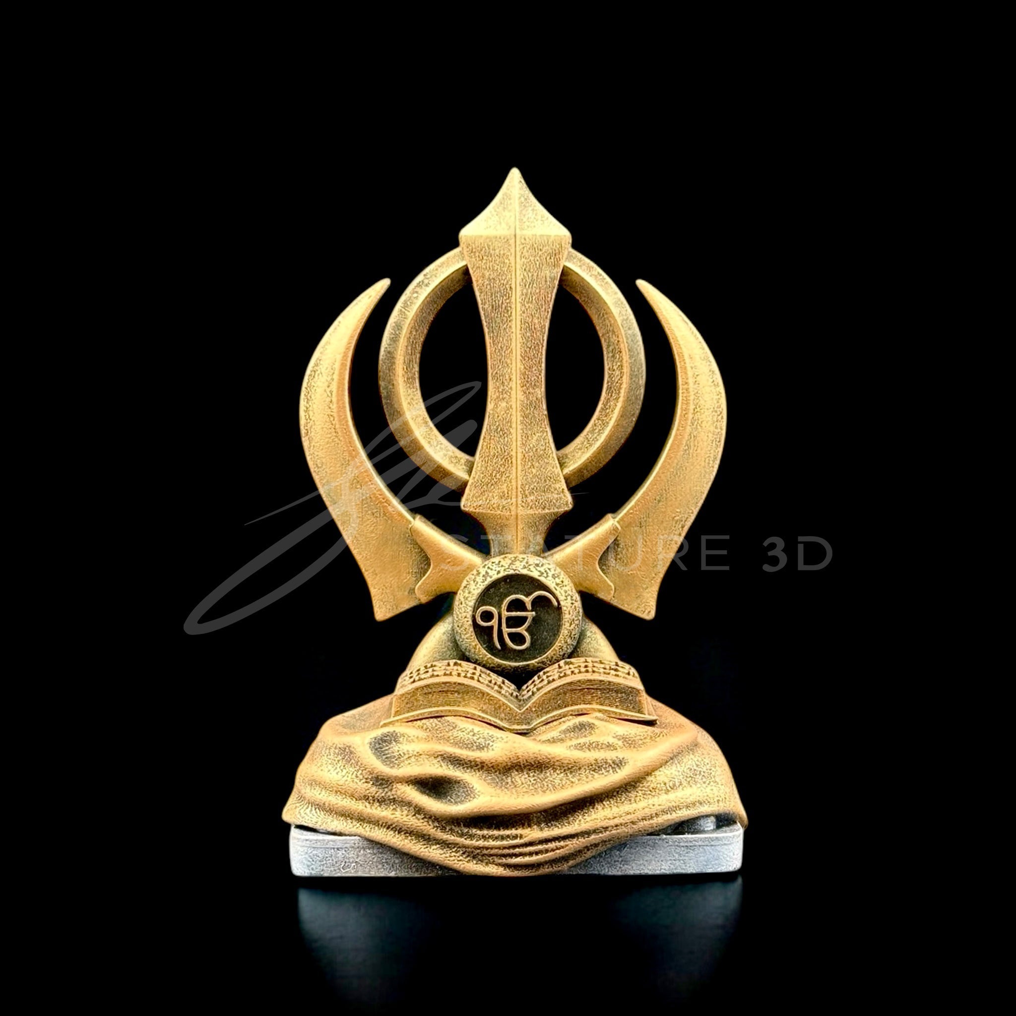 Khanda Sahib for Car Dashboard