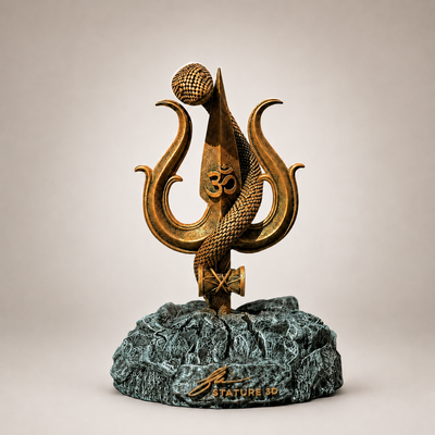 Shiv Trishul With Damru