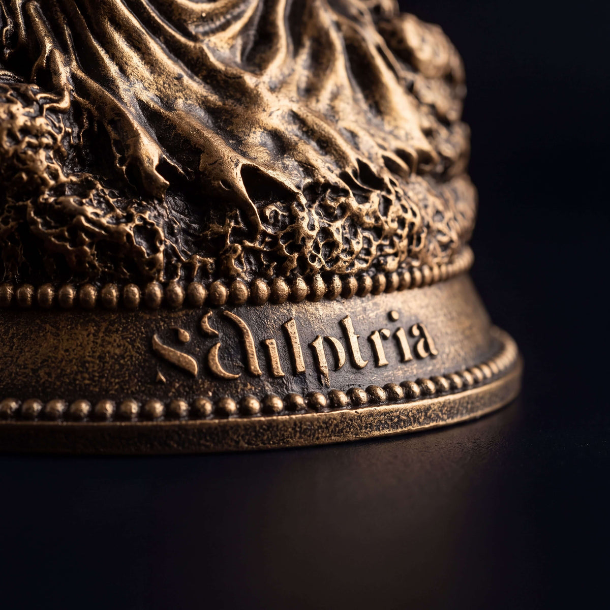 Mahadev Trishul Dhyan Idol Car Dashboard, Antique Bronze — image 6