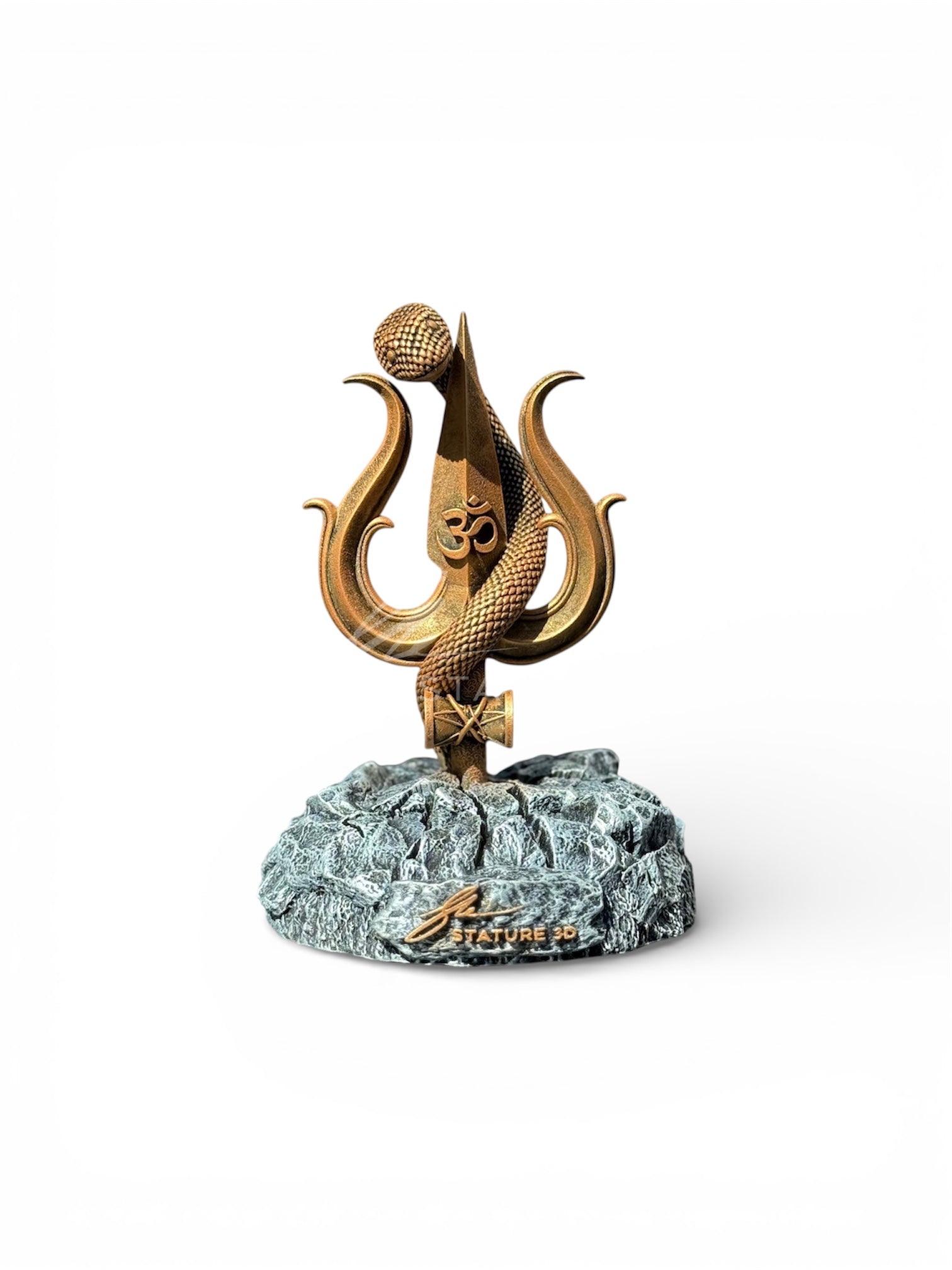 Divine Shiv Trishul With Damru Car Dashboard