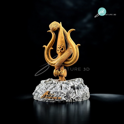 Shiv Trishul With Damru